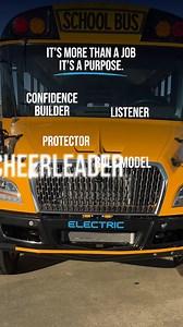 It’s more than a job – it’s a purpose. Every day, school bus drivers step into dozens of roles, ensuring students get more than just a safe ride. Here’s to the drivers who do it all. | IC Bus