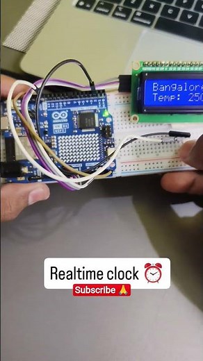 Realtime clock using Arduino ek #realtime #clock #iot
