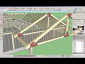 Medeek Truss Plugin Tutorial 6 - Timber Trusses