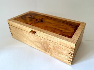 Rosewood and Maple Keepsake Box - Etsy Australia