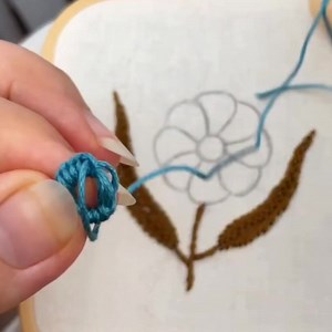 New Awesome Flower 🌸 Hand Embroidery Stitch #new #training #flowers #viralvideoシ #foryouシ #viralpost2025 | Embroidery Stitches