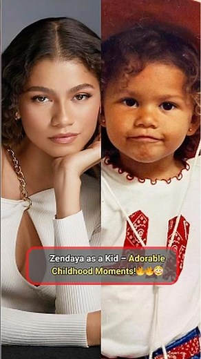 Zendaya as a Kid – Adorable Childhood Moments! 🥺💕👶🏽 #Zendaya, #BabyZendaya,