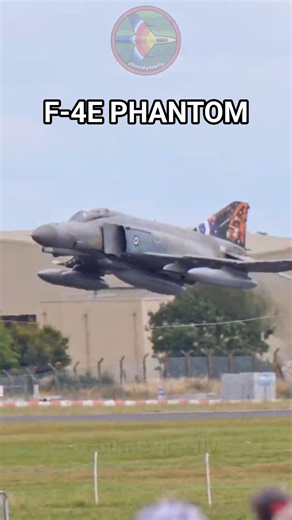 Greek F-4E Phantom II Takeoff - RIAT 2024