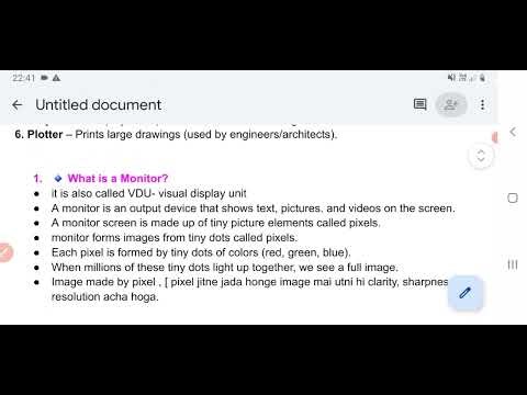 what are the output devices/Advantages and Limitations of Output Devices