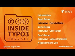 Inside TYPO3 - August 2024 - Developer Days Special!