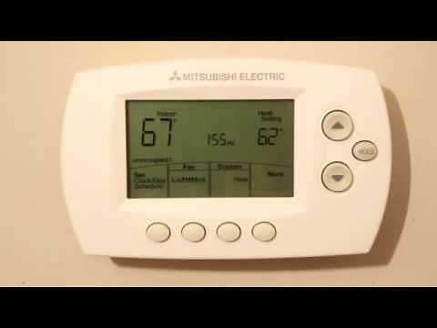 Morris Tips: Operating Mitsubishi Digital Thermostat