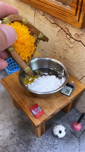 Chef Tinymo on Instagram: "Tiny kitchen, big flavor. Chef Tinymo is cooking fish today, one miniature move at a time 🐟🔥 #TinyKitchen #MiniatureCooking #ChefTinymo #TinyChef #MiniFood #MiniatureKitchen #FishRecipe #CookingASMR #FoodReels #InstaFood #MiniCooking #SatisfyingCooking #CreativeCooking"