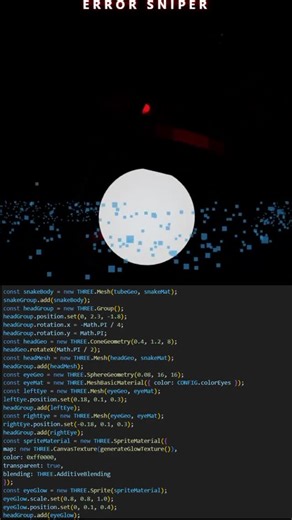 Error Sniper | This is a 3D-style cosmic energy core animation created entirely with HTML, CSS, and JavaScript — no images, no videos, no libraries. The... | Instagram