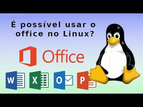 Como eu uso o pacote office em uma distro linux? Isso é possível?