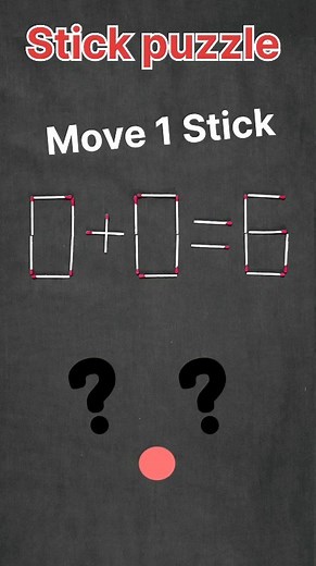 12K views · 33 reactions | move only 1 Stick To Make Equation Correct #stickgame #stickgames #puzzle #matchstick #matchsticks #reels | Mindblownriddles | Facebook