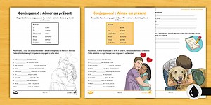 Aimer Conjugation Activity French