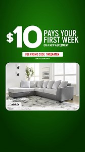 Get the items you love for just $10! The best deal is here—use promo code 1WEEK4TEN at checkout and start saving now! | Rent-A-Center