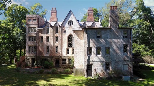 Gorgeous Gothic Revival Estate With Double-Spiral Staircase Hits the Market in the Hudson Valley for $5 Million