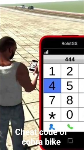 cheat code of cobra bike