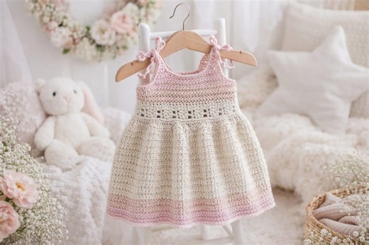 Crochet Dress PDF Pattern. Beginner Level. 4 Languages: German, French, Spanish, English - Etsy Canada