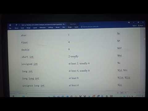 Types of Data Type -2. Float and 3. Char data type in C Programming-Lecture-4