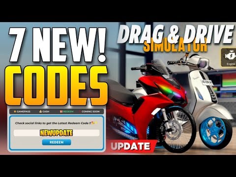 *NEW* ALL WORKING CODES FOR DRAG DRIVE SIMULATOR IN 2025! ROBLOX DRAG DRIVE SIMULATOR CODES