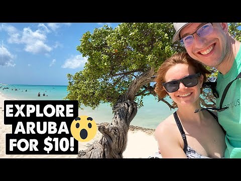 ARUBA CRUISE PORT TOUR | How to get to ALL of the beaches for just $10!