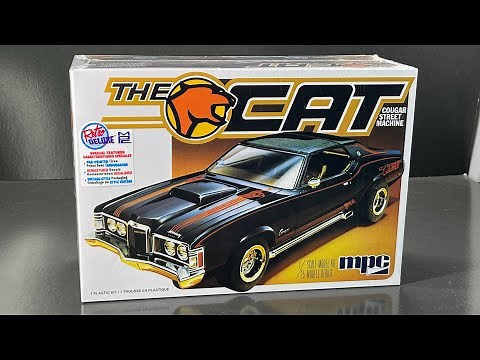 Full build and review of the latest issue of the 1973 Mercury Cougar “The Cat” by MPC