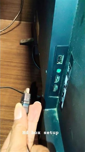 hd box setup #hometech #settopbox #viralshorts #cable #tv