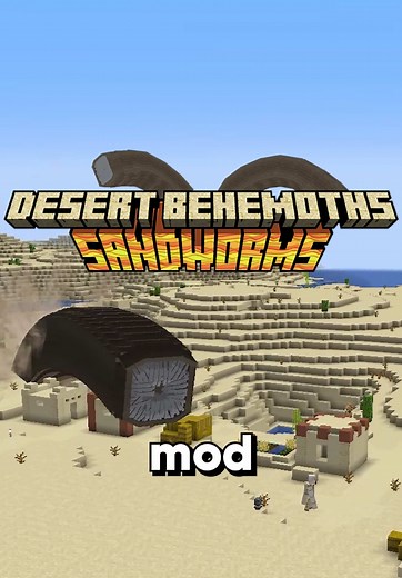 Dune Sandworms in Minecraft are terrifying #minecraftmod #dune | dune sandworm