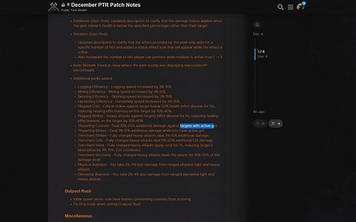 【新世界 New World】1.2版本的新词条太强了！PVP最大改动！新Perk无敌啊！