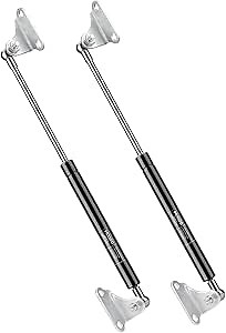 HUOPO 20 inch Gas Struts for Heavy Lid, 80lb/356N Lift Support Strut for RV Bed, Boat Hatch, Basement Door, Outdoor Window, Heavy Duty Shocks Spring with Mounting Brackets, 2 Pack