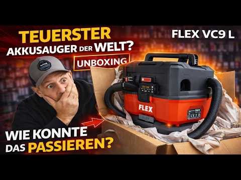 Flex VC 9L MC 18 cordless vacuum cleaner and TKASP-RD Stack Pack rolling base - Unboxing and impr...