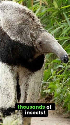 "Giant Anteater: The Bug-Eating Beast of the Wild! 🐜🔥"