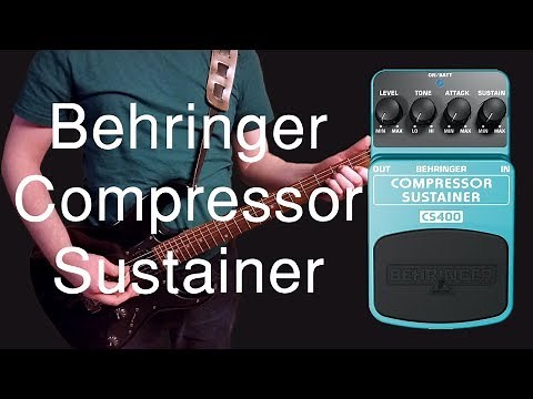 Behringer Compressor Sustainer CS400 Demo