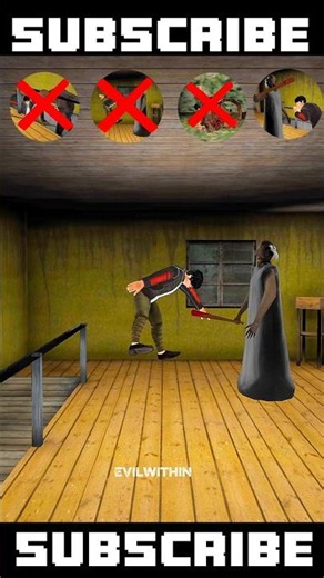 GRANNY & SLENDRINA VS PLAYER SO SAD #granny #shorts #trending