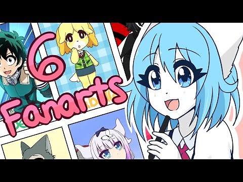 Six Fanarts Challenge | Wolfychu