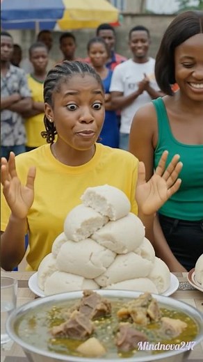 She Ate ALL the Meat and Left the Fufu! 😂🍖