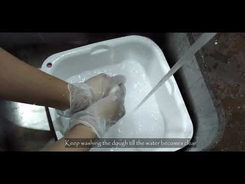 How to extract gluten from flour?