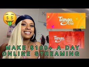 Make $100+ a day ONLINE: Tango app.