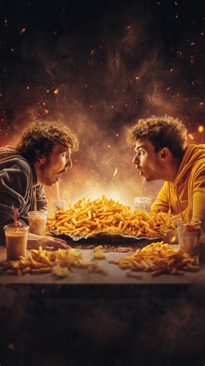 🔥 EPIC FOOD CHALLENGE! 🌶️🍔 Who Can Finish It First? | Crazy Eating Challenge