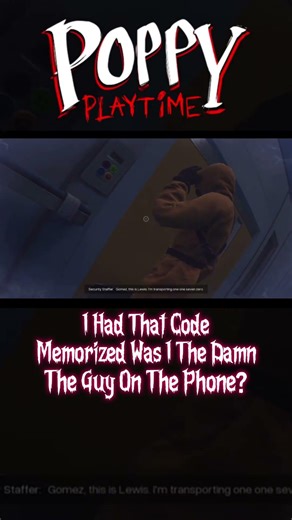 Had That Code Memorized I Wonder Why? #shorts #funny #gameplay #gaming #poppyplaytimechapter5