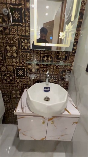 7 Marla Modern Powder Room Design🏠 #foryou #home #homedesign #interiordesign #duckybhai #house