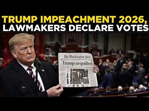 TRUMP IMPEACHMENT 2026 LIVE | House of Representatives Decides President Trump's Fate |Breaking News