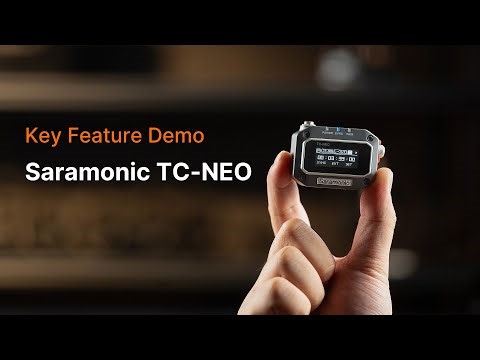 5 Key Settings to Get Started with Saramonic TC-NEO | Timecode Sync Made Easy