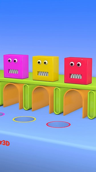 bright 3D world.💓💝💖 ‪@ForGame-i8f‬ #3danimation #3dart #blender #boxmonsters #animation