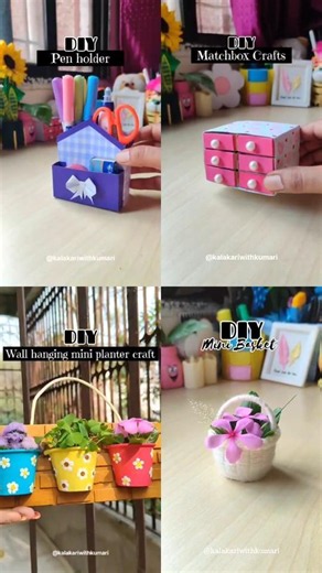DIY empty box crafts #shorts #viralshort #resue #handmade #diy #crafting #trending
