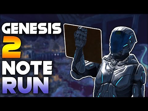 ARK GENESIS 2 NOTE RUN! | How to Level up Fast on Genesis 2 | ARK: Survival Evolved