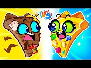 Which Pizza Will Win? 🍕 Rich vs Poor Challenge 🏆 Fun Learning & Play Pretend for Kids