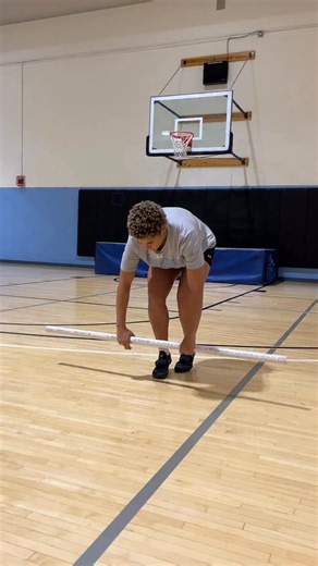 Johns Hopkins University Throws on Instagram: "This drill works on keeping your shoulders back, staying low & drive out!! This simple pipe drill works wonders Happy Friday #gliders #drills #throwers #throws #shotput #HopThrows"