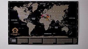 Watch Divalis scratchable map of the world in a gift tube on Amazon Live