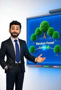 Random Forest made simple in 60 seconds 🌲🔥 #MachineLearning #AI #DataScience