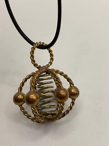 1/8 Lost Cubit Medium Gauge Copper Harmonizing Tensor Energy Pendant - Etsy