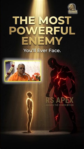 The Most Powerful Enemy You'll Ever Face | Swami Atmashradda | Master Your Mind #Shorts| RS TV APEX