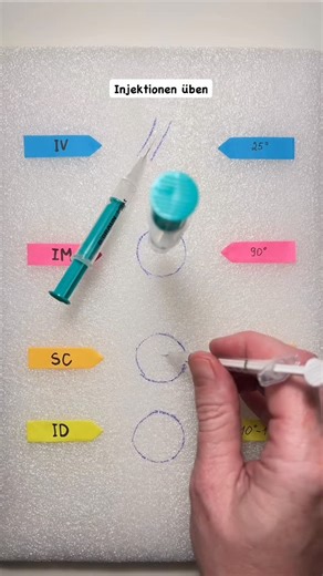 Pflegeausbildung | Gesundheit on Instagram: "💉 Injektionen sicher zu Hause üben | Teil 1 Lernen Sie die Injektionstechniken ganz einfach zu Hause 🏠 👉 Basteln Sie sich ein Übungspanel aus Styropor, um die richtigen Einstichwinkel zu trainieren. 📌 Ideal zum Üben von: ➡️ IV ➡️ IM ➡️ SC ➡️ ID #nursing #nursingschool #nurse #pflege #injektion #gesundheit #spritze #spritzen #pflegeausbildung #examen #prüfung #lernen #pflegefachkraft #pflegehelfer #altenpfleger #ota #mfa #pfk #medizin #nurseinjecto